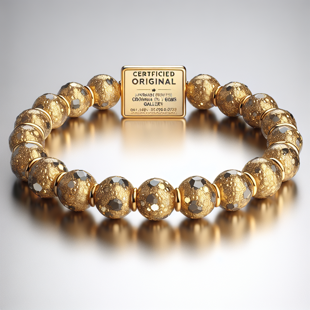 Cuonna Gems Gallery Stylish Fools Gold Crystal Handmade Round Bead Golden Pairait Crystal Stone Bracelet Original Certified เคชเคพเคเคฐเคพเคเค เคฌเฅเคฐเฅเคธเคฒเฅเค Natural Pyrite Bracelet Brautiful Gift For Birthday